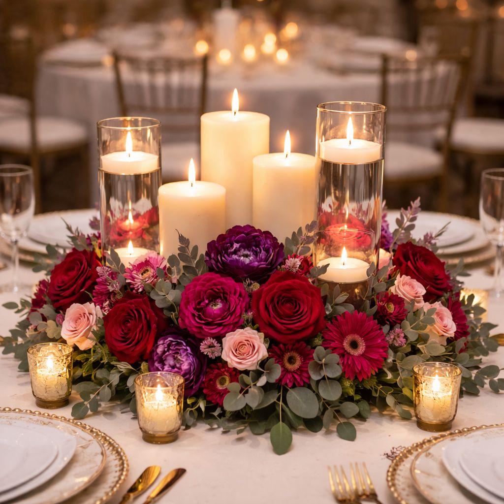 Vibrant Party Flower Decoration