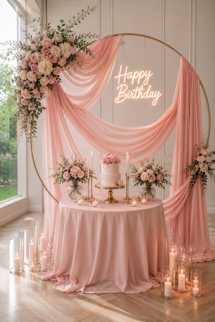Birthday Floral Decoration